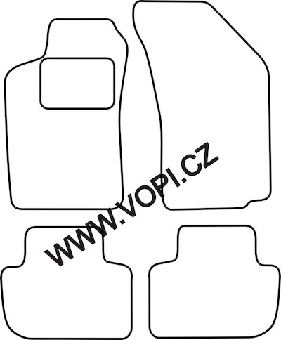 Autokoberce Alfa Romeo 147 01/2001 - 2010 Carfit (112)